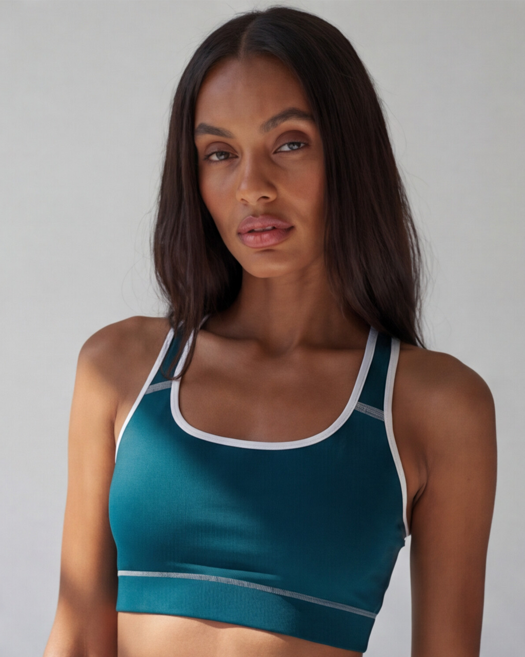 KNTROL Teal Sports Bra