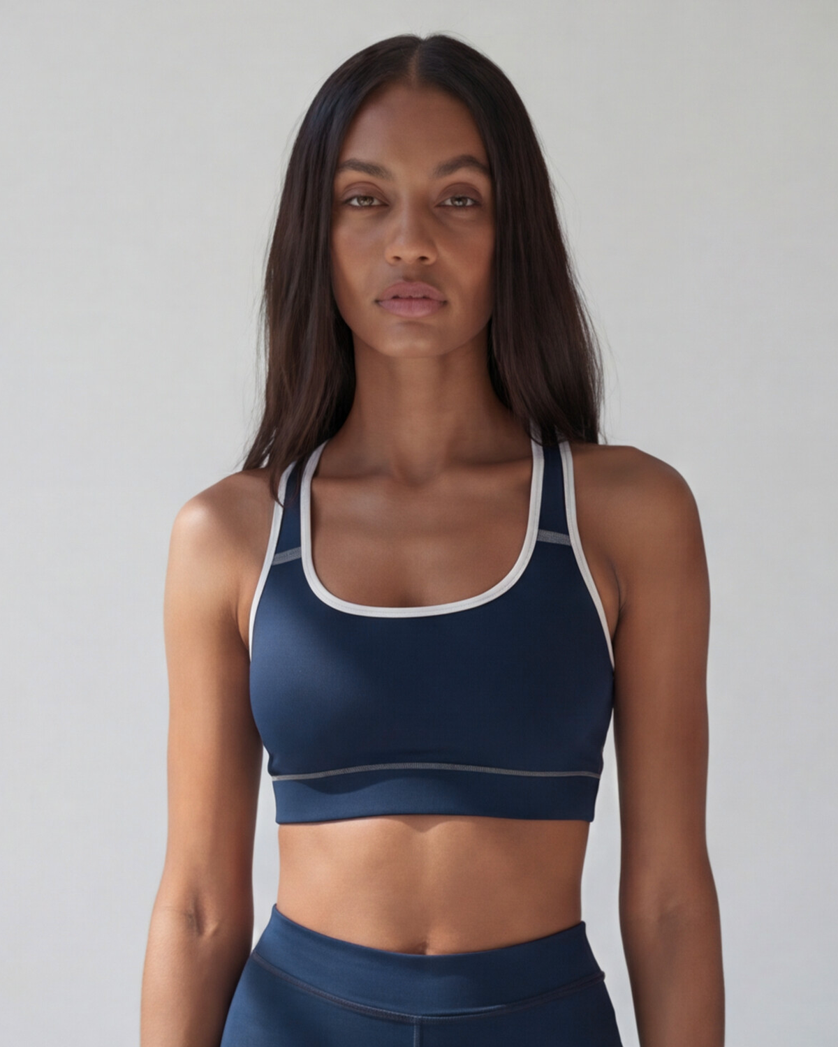 KNTROL Navy Blue Sports Bra