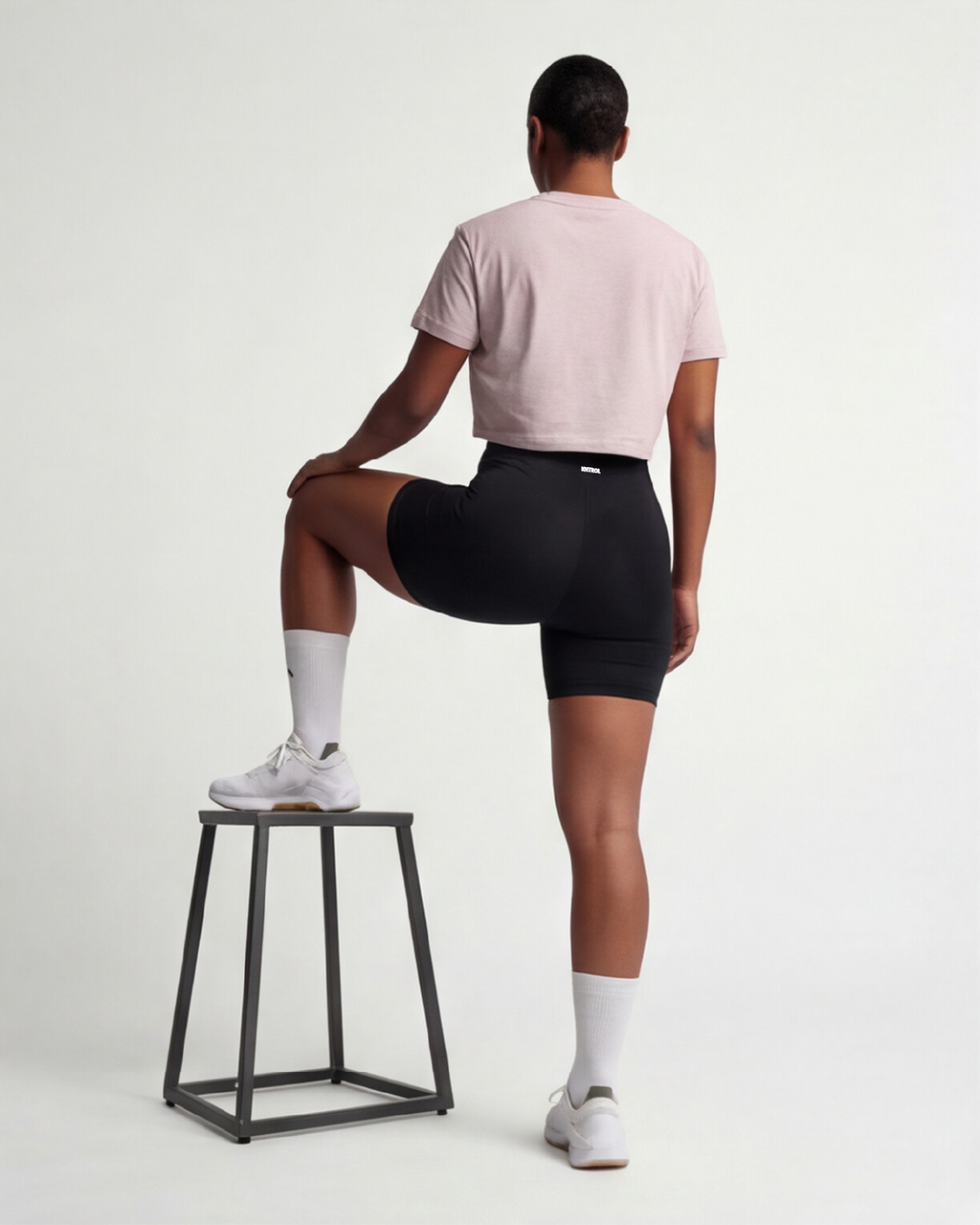 KNTROL Black Yoga Shorts