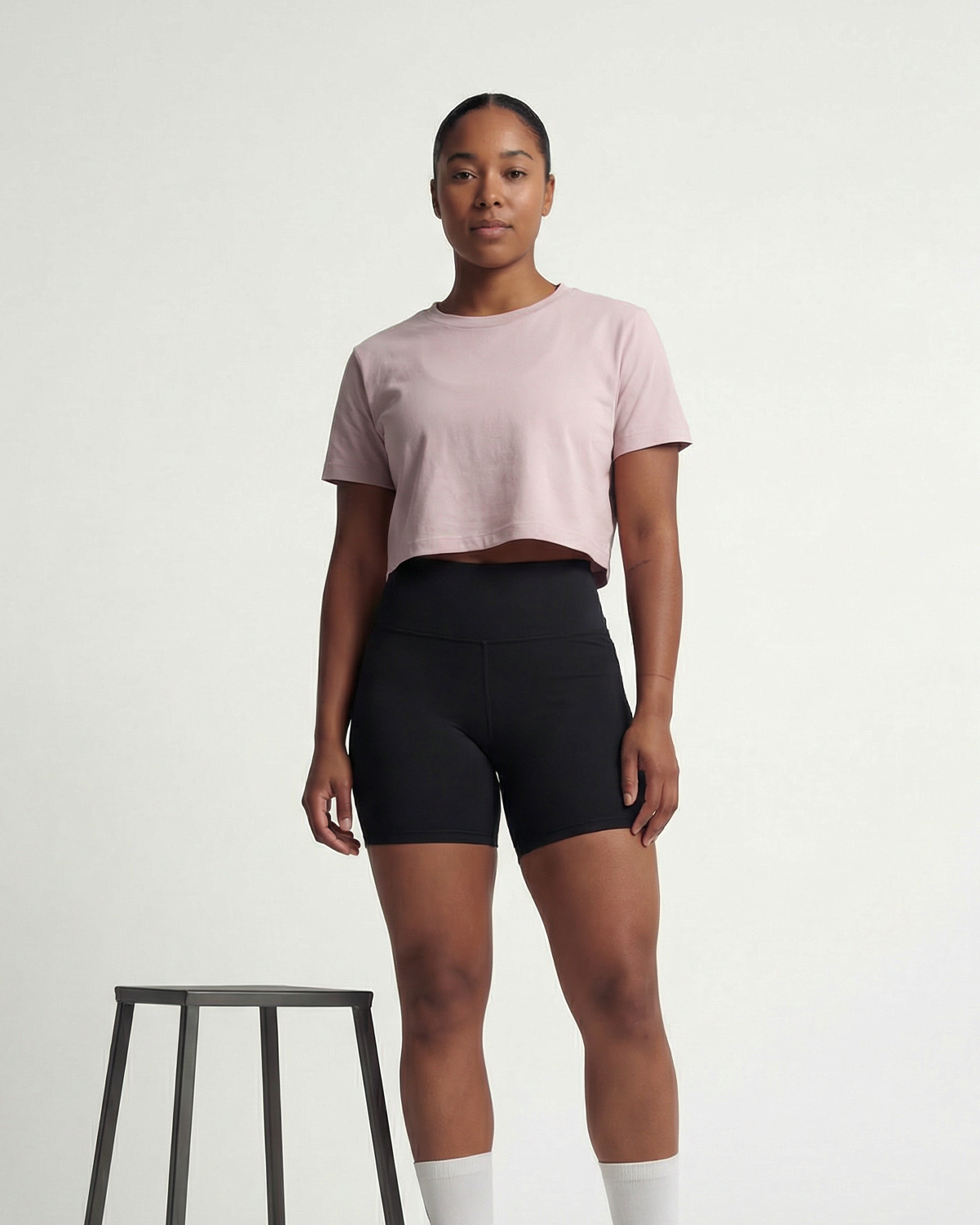 KNTROL Black Yoga Shorts