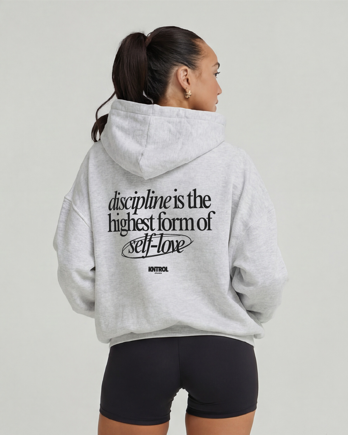 Discipline Heather Grey Hoodie