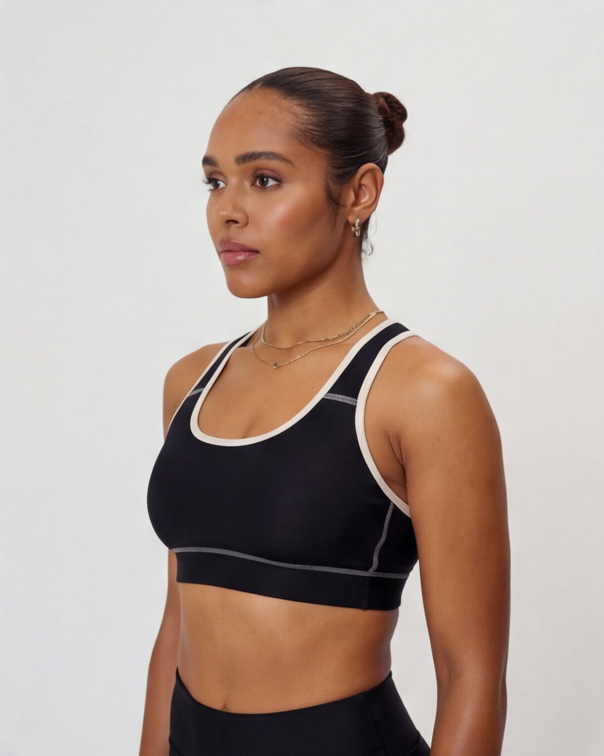 KNTROL Black Sports Bra